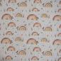 Preview: Baumwollstoff Motivdruck Regenbogen pastell - FVJ